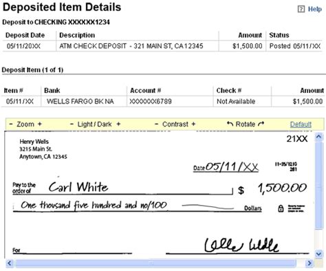 how to deposit a check online wells fargo|wells fargo checking deposit questions.